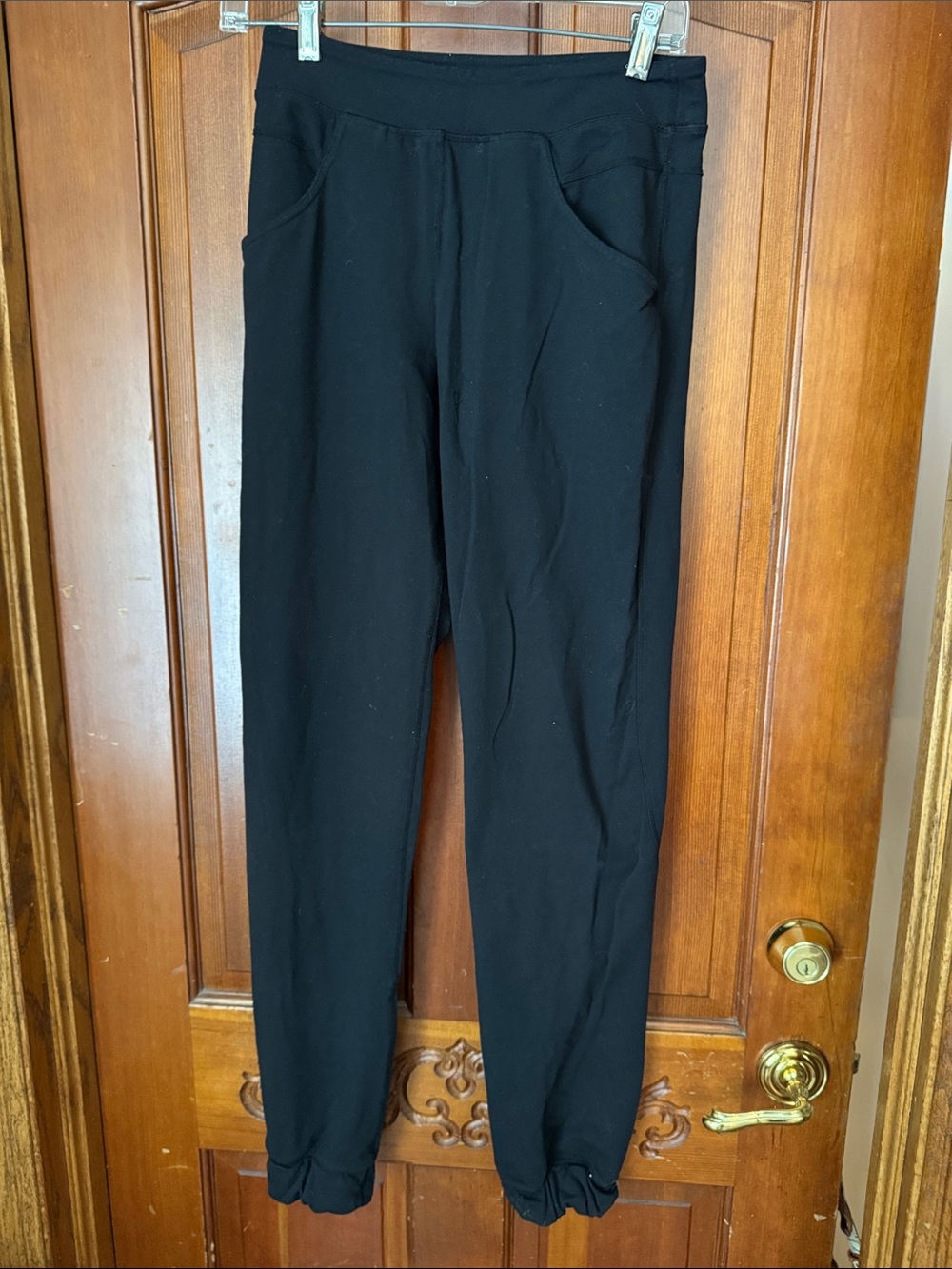 Lululemon Black Elastic Waist Jogger Pants